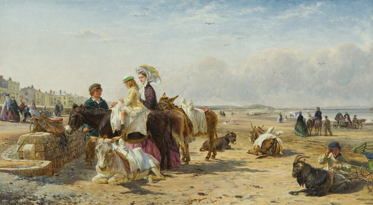 Weston Sands 1864-ben (olaj, vászon) alkotó: William and Havell Edmund Hopkins