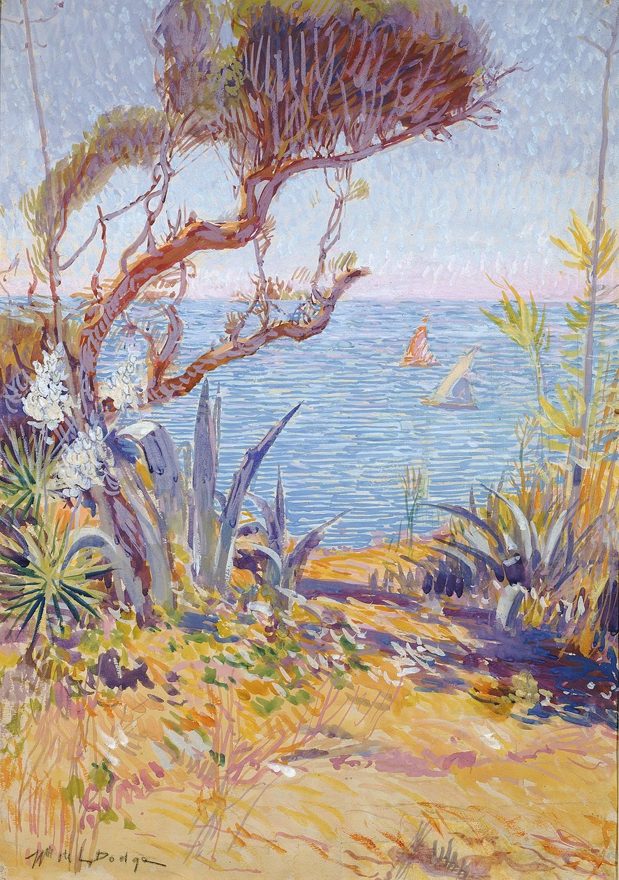 Olaszország – a Földközi-tenger, 1932. alkotó: William de Leftwich Dodge