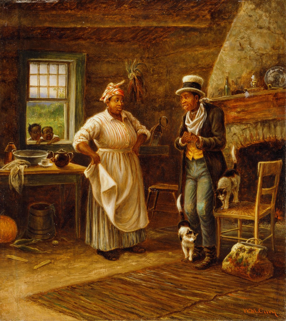 A szőnyegzsákos, alkotó: William de la Montagne Cary