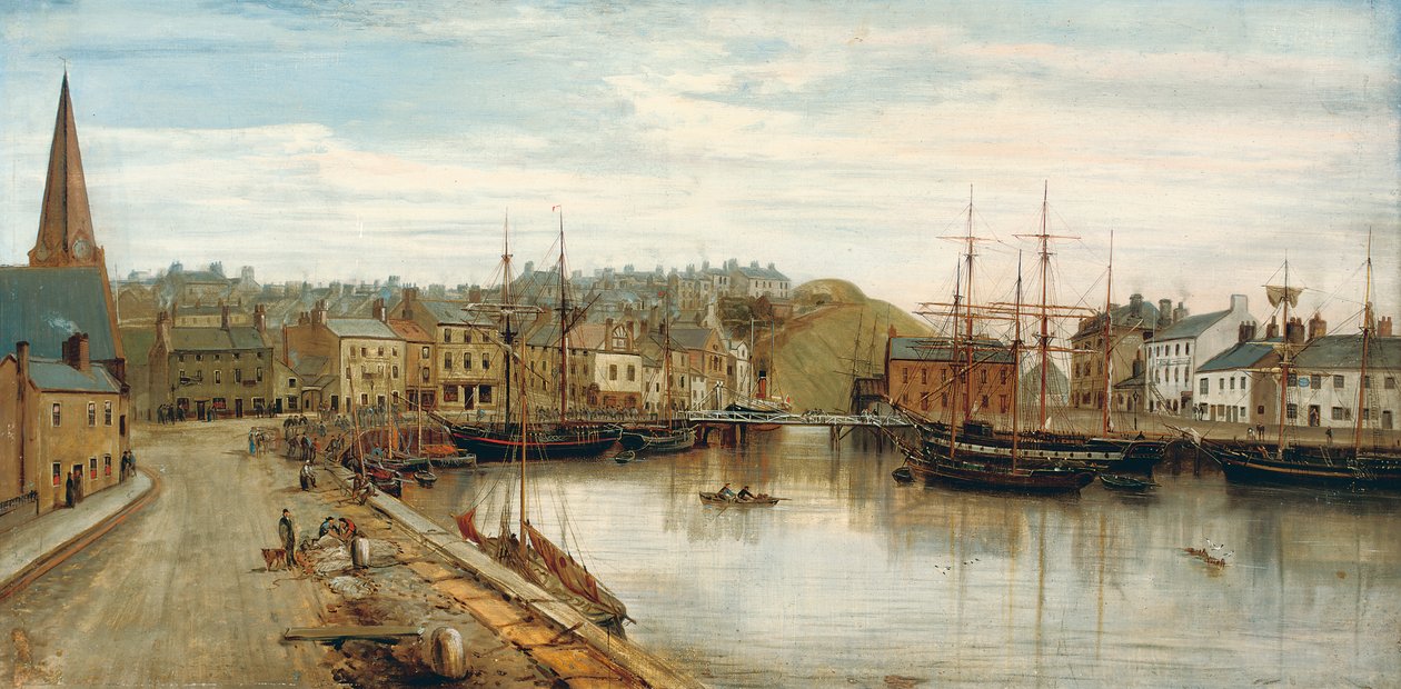 The Old Harbour, Maryport, 1896 alkotó: William of Maryport Mitchell