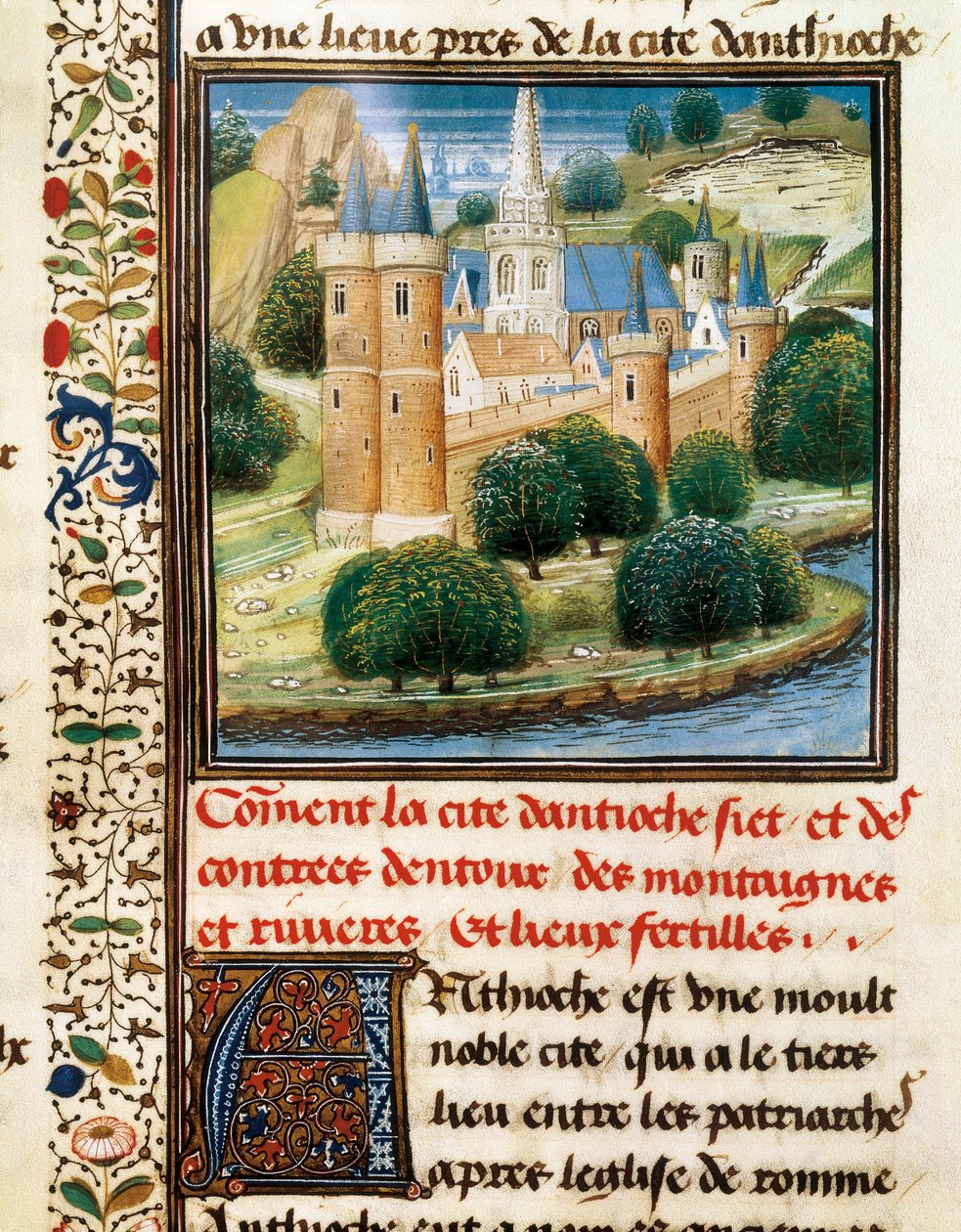 Az első keresztes hadjárat miniatúrája, Tírusi Vilmos (1130-1185) alkotó: William of Tyre (c.1130 85)
