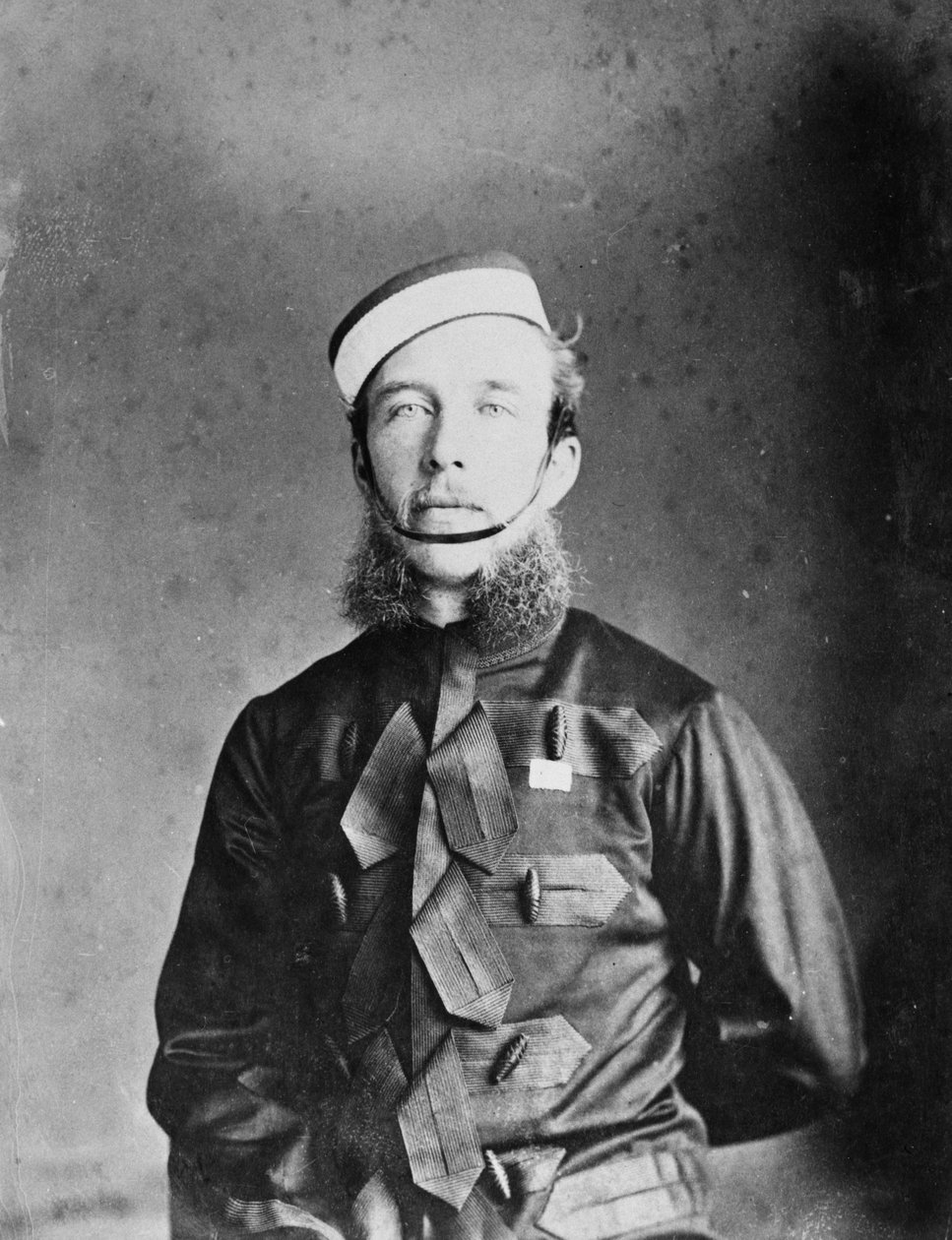 Willoughby W. Hooper kapitány Madras lovassági egyenruhában, 1870 körül alkotó: Willoughby Wallace Hooper
