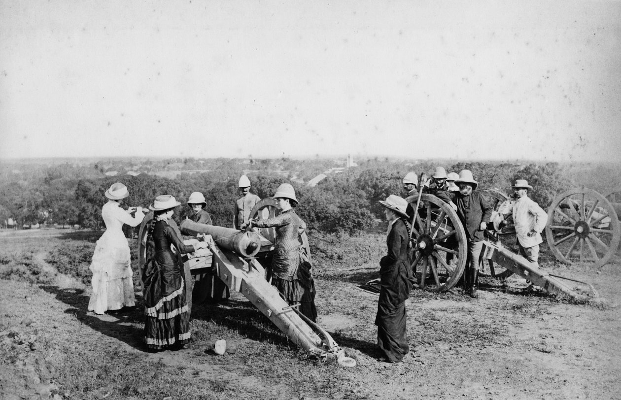 „Gun Drill”, Nagpore Fort, 1870-es évek alkotó: Willoughby Wallace Hooper