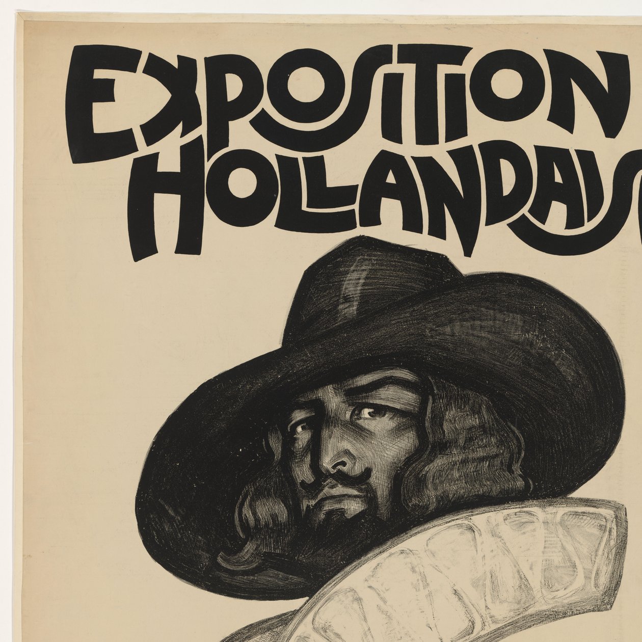 A párizsi Hollandaise kiállítás plakátja, 1921 Hollandaise kiállítás (cím a tárgyon) alkotó: Willy Sluiter