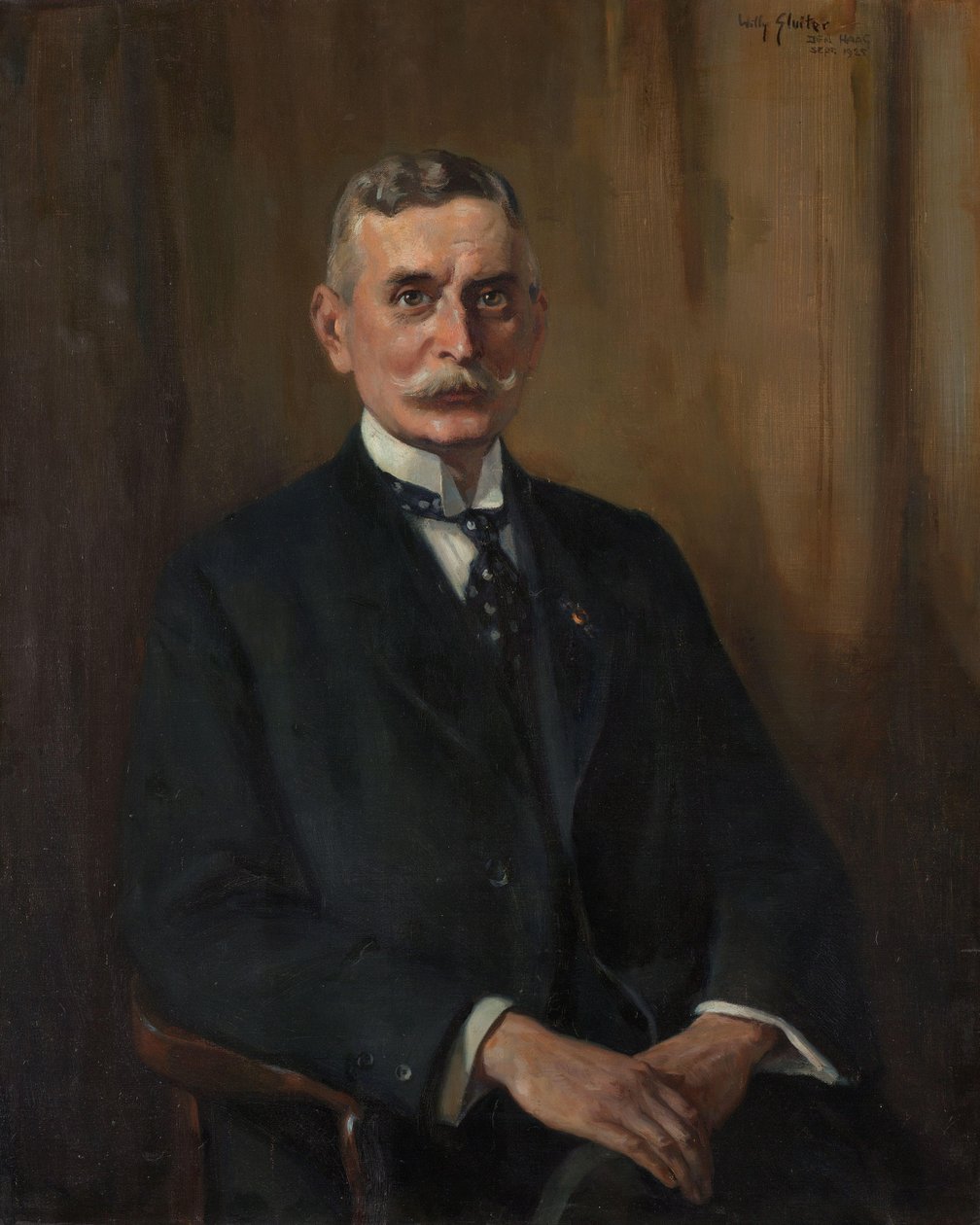 Jacob Christiaan Koningsberger (1867-1951). A Néptanács elnöke (1918-1919) alkotó: Willy Sluiter