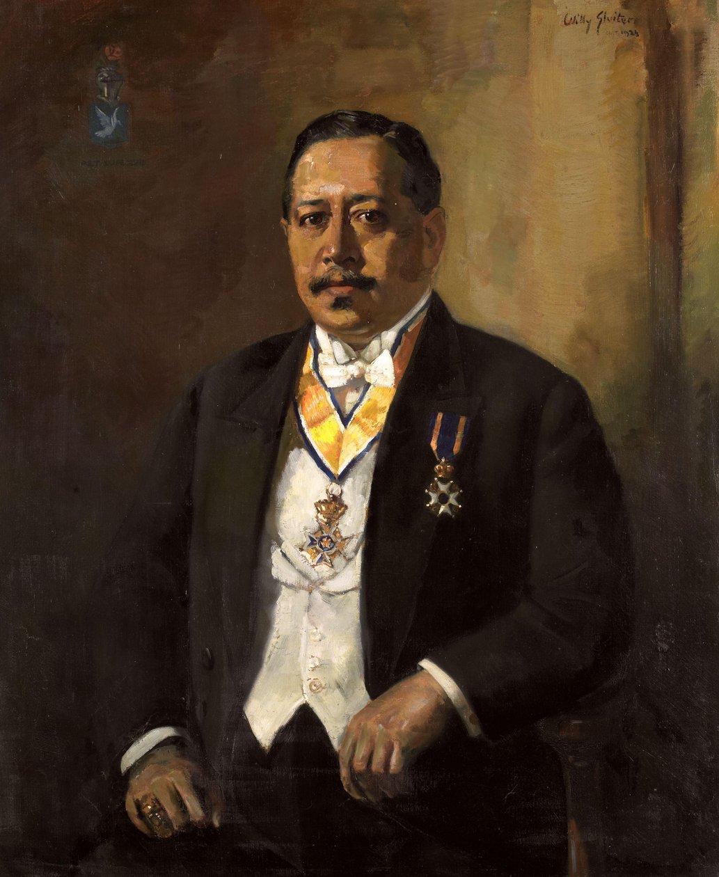 Willem Martinus Godfried Schumann (1877-1952). A Néptanács elnöke (1919-1925) alkotó: Willy Sluiter