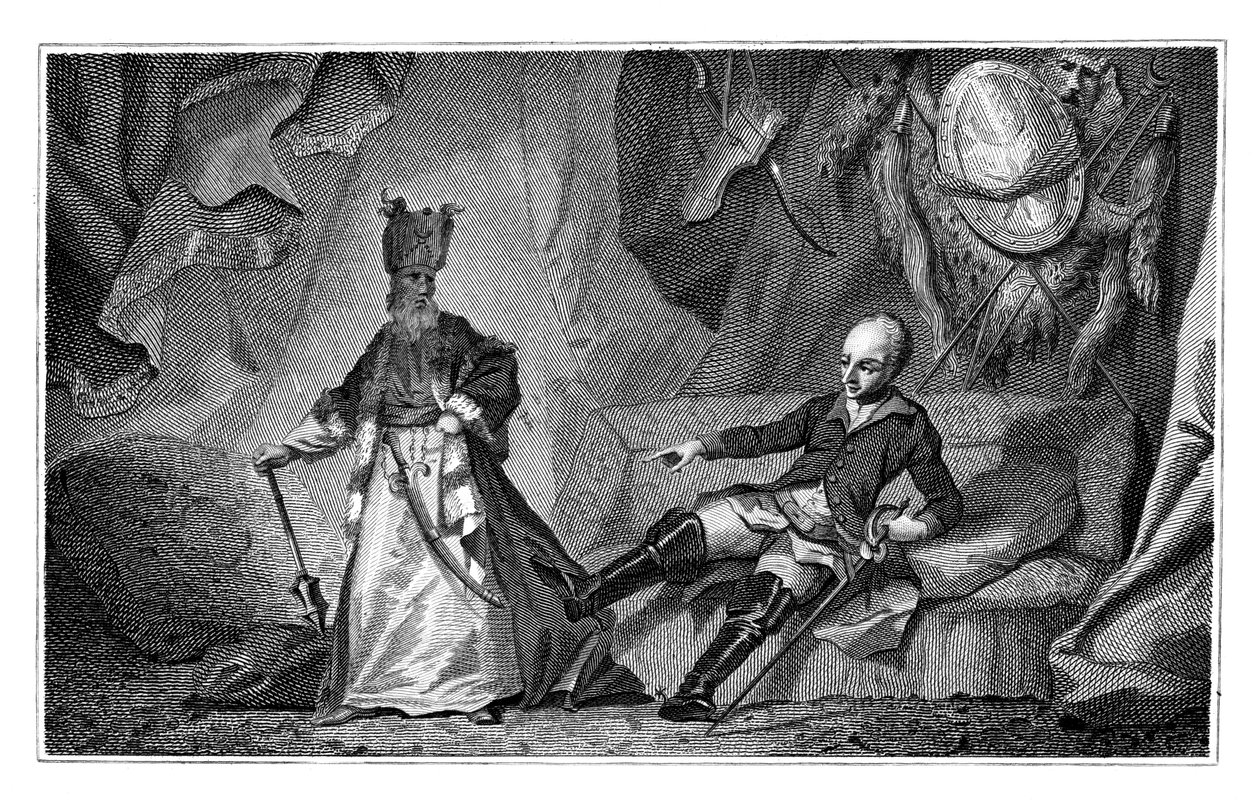 XII. Svéd Károly és a nagyvezír, 1709-1713. alkotó: Wilson