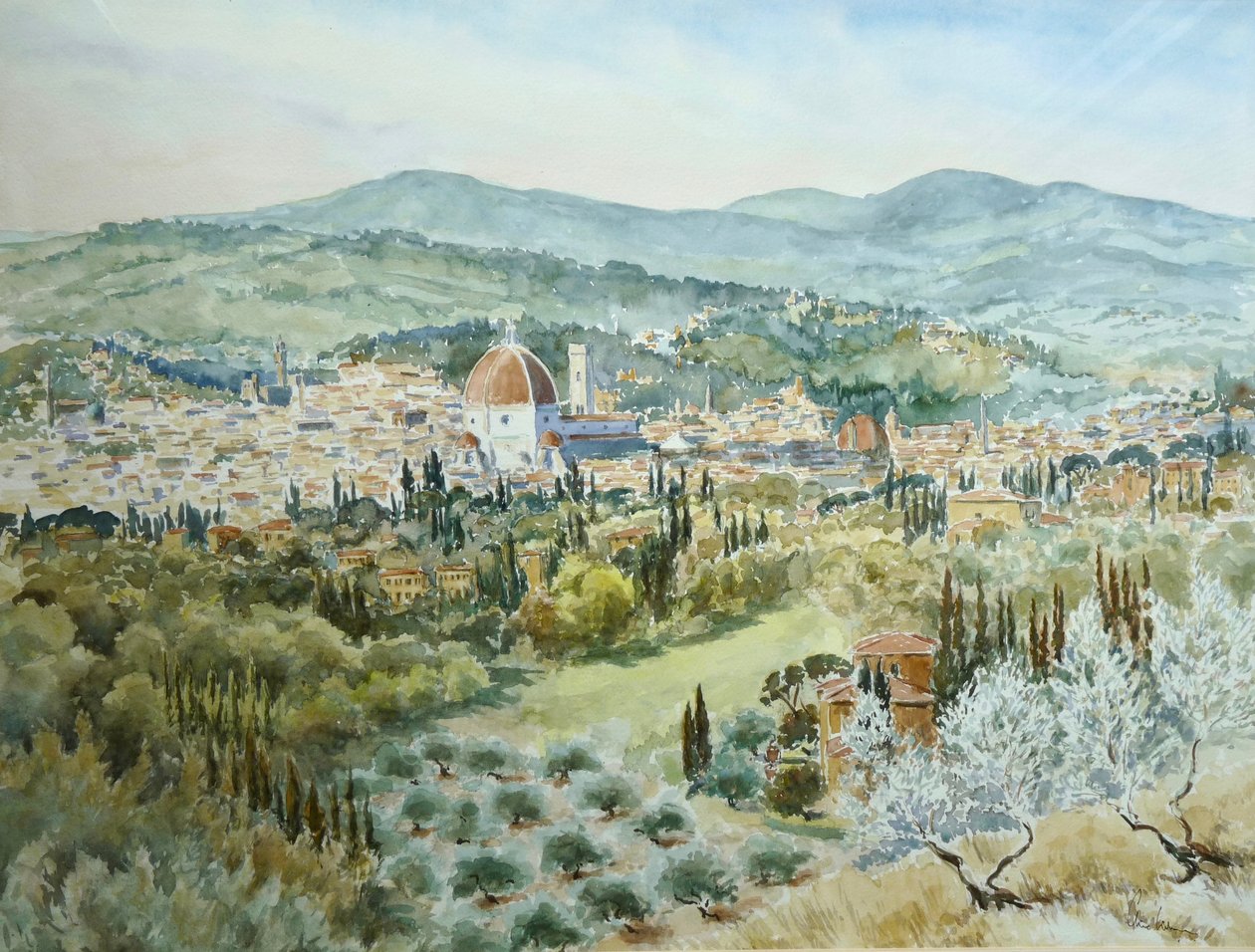 191 A Villa Bellagioból - tiszta reggel alkotó: Wilson Clive