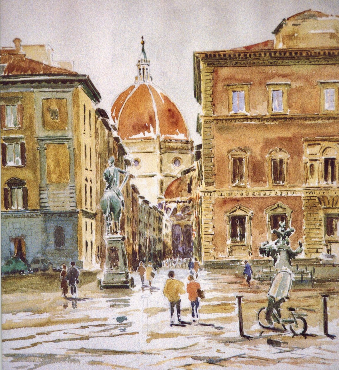 206 Piazza SS Annunziata, esőtisztítás alkotó: Wilson Clive