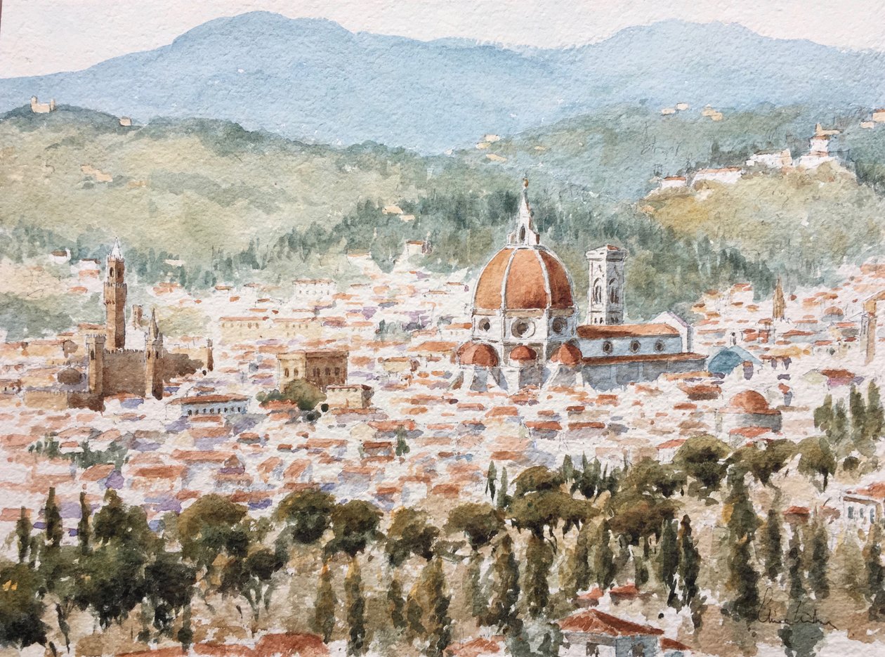 961 Fiesole-ból, nyár elején alkotó: Wilson Clive