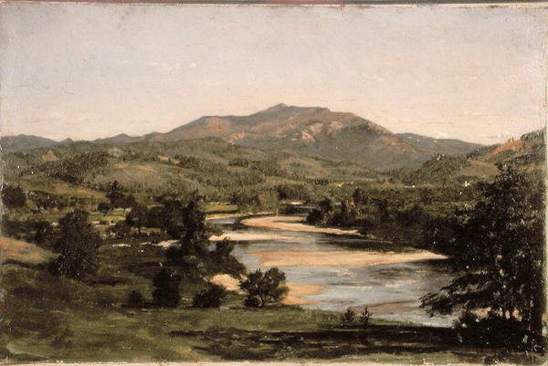 Tanulmány a Welch Mountain számára West Comptonból, New Hampshire-ből alkotó: Winckworth Allan Gay