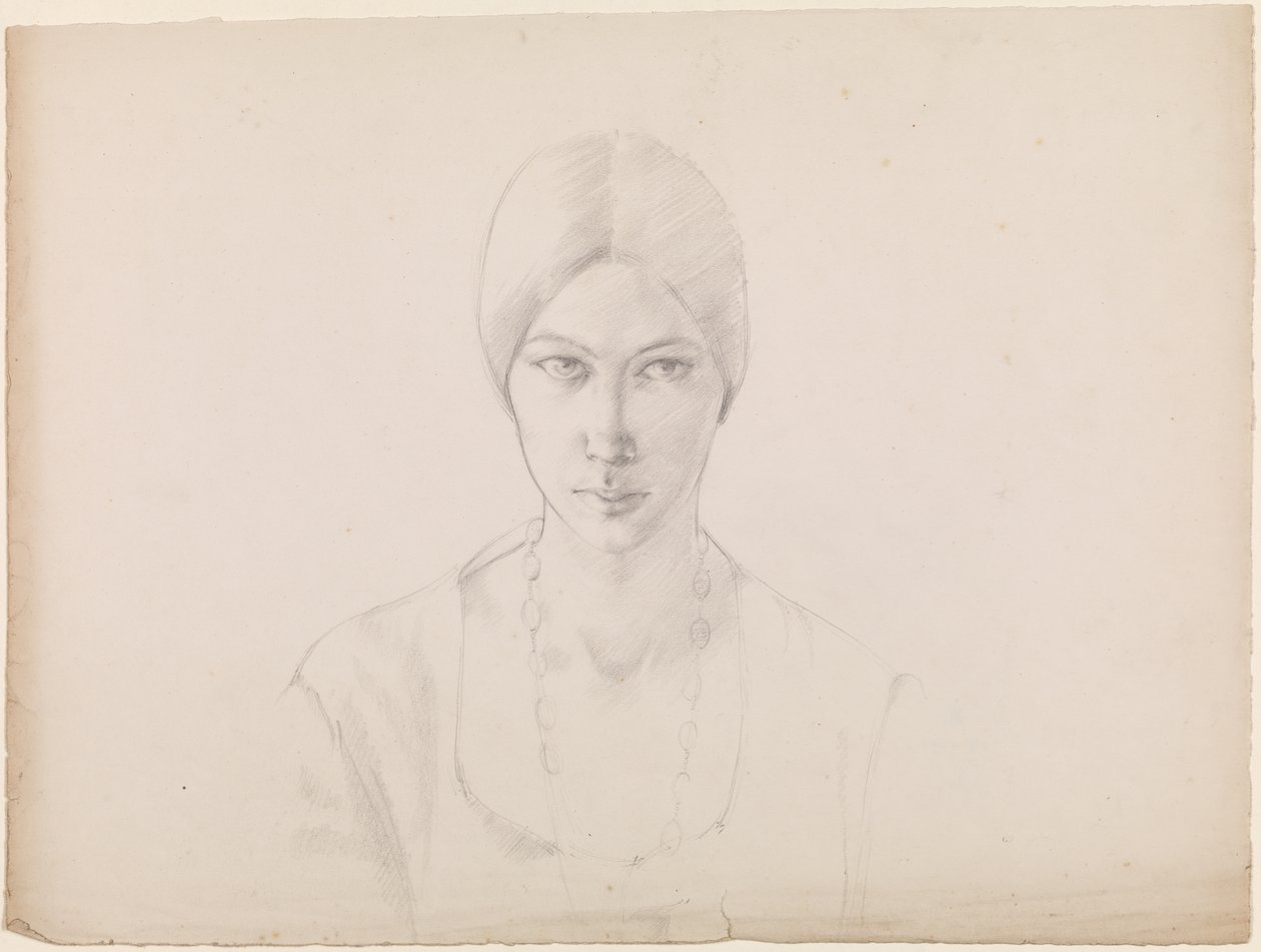 Önarckép (ceruza, papír) alkotó: Winifred Knights