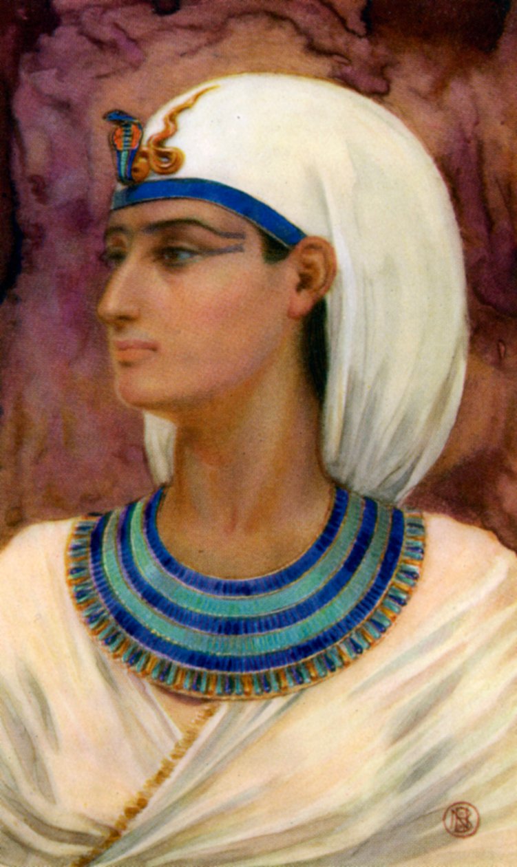 Hatsepszut, a 18. dinasztia ókori egyiptomi királynője, ie 15. század, 1926. alkotó: Winifred Mabel Brunton