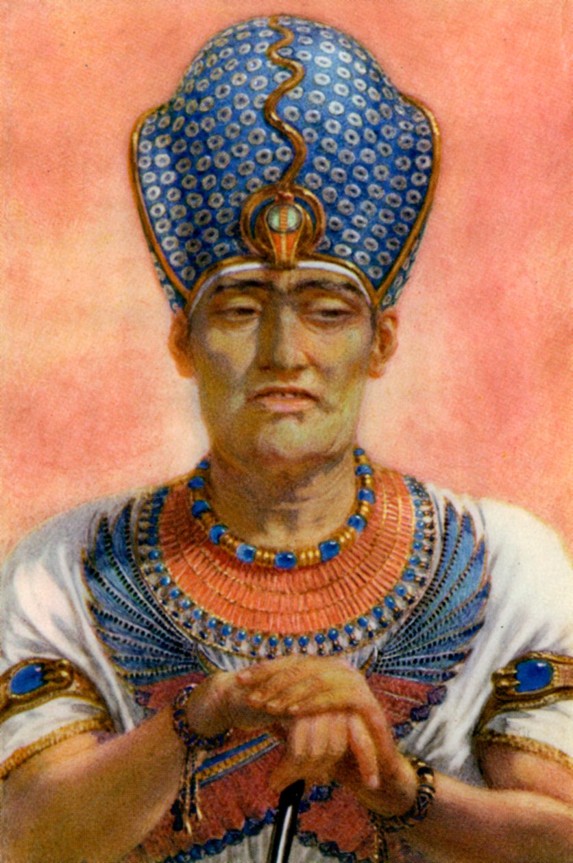 III. Ramszesz, a XX. dinasztia ókori egyiptomi fáraója, Kr.e. 12. század, 1926. alkotó: Winifred Mabel Brunton