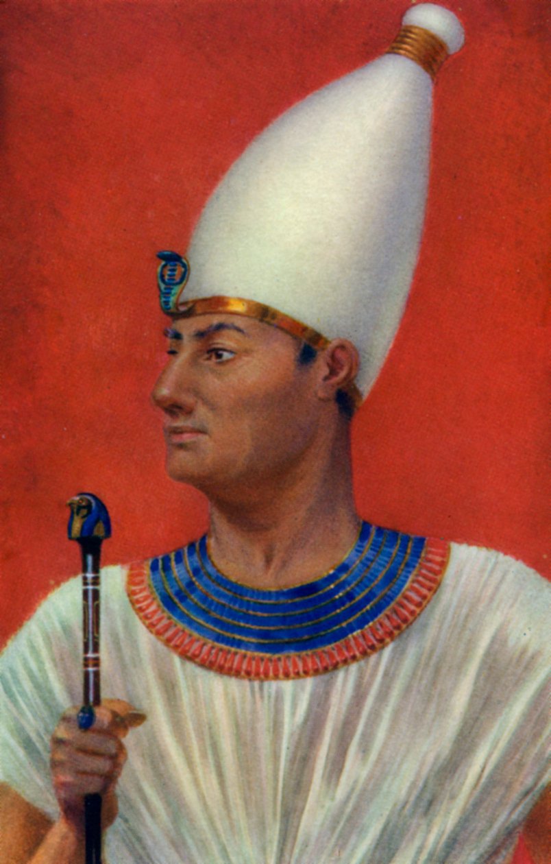 Thutmosis III, a 18. dinasztia ókori egyiptomi fáraója, ie 15. század, 1926. alkotó: Winifred Mabel Brunton