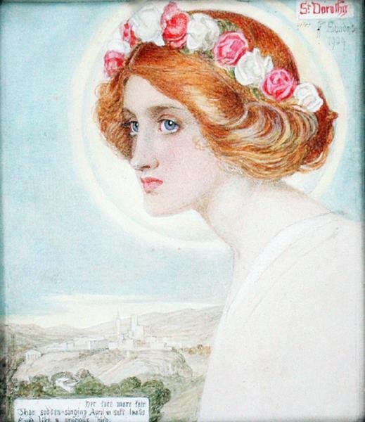Szent Dorottya alkotó: Winifred Sandys