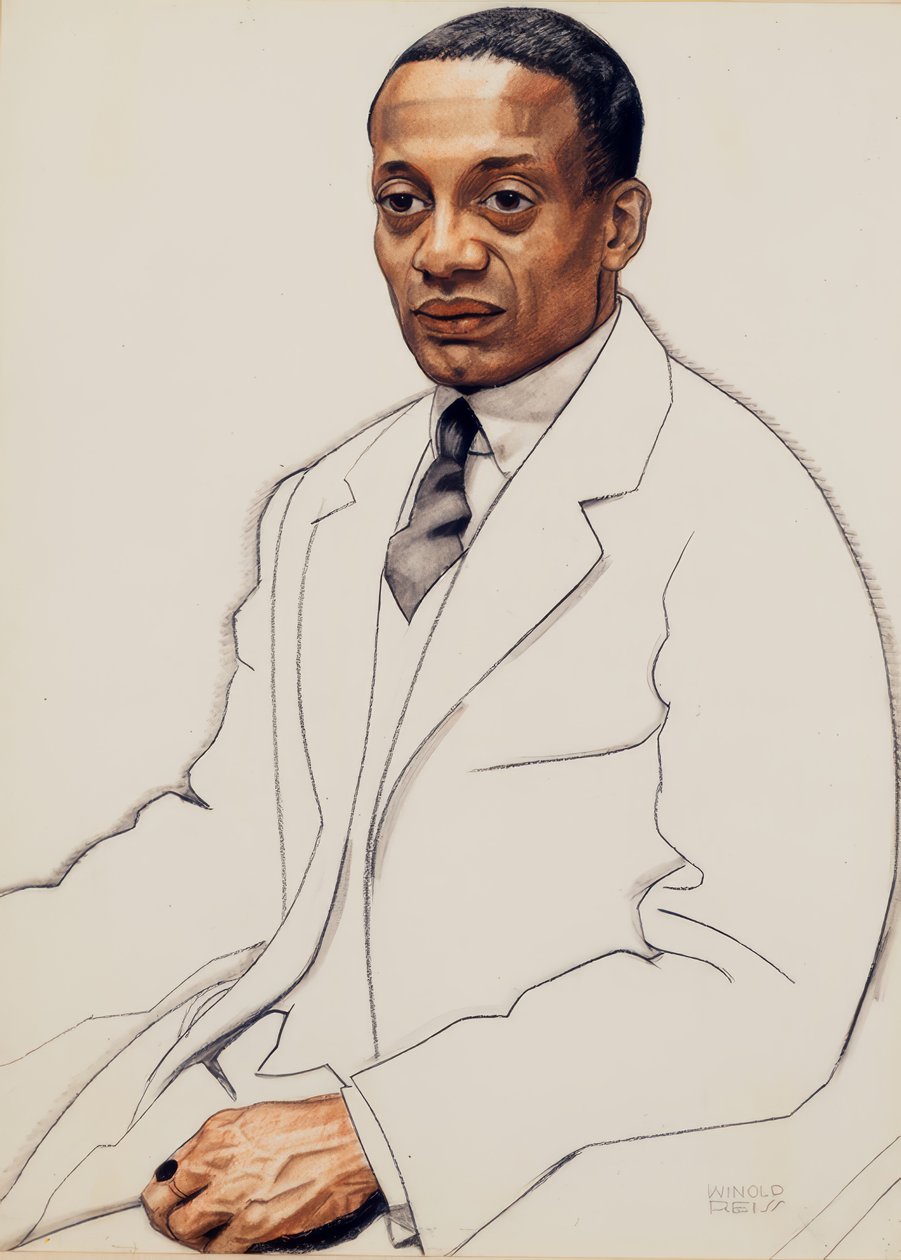 Alain Leroy Locke alkotó: Winold Reiss