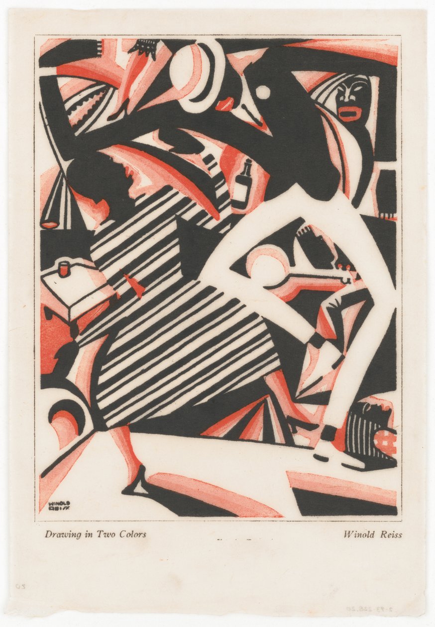 Rajzolás két színnel, avagy a Harlem Jazz I. értelmezése alkotó: Winold Reiss