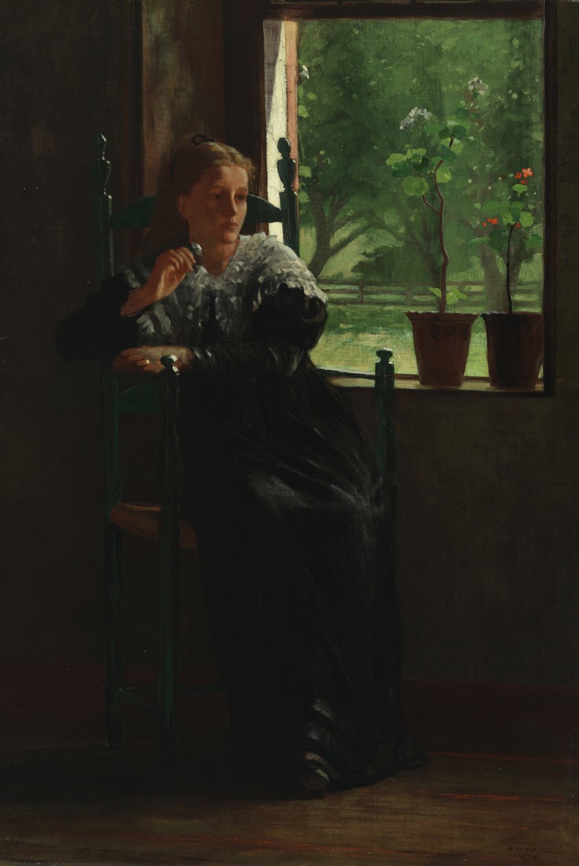 Az ablaknál alkotó: Winslow Homer