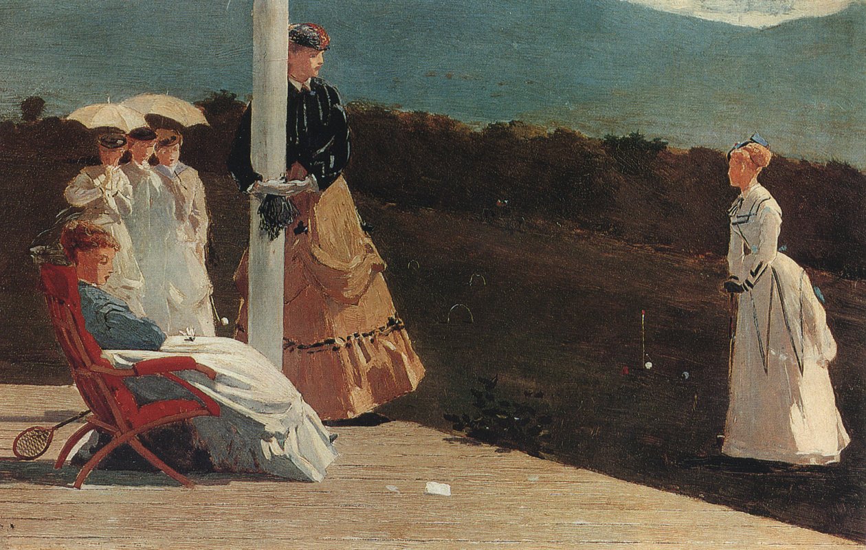 Krokett alkotó: Winslow Homer