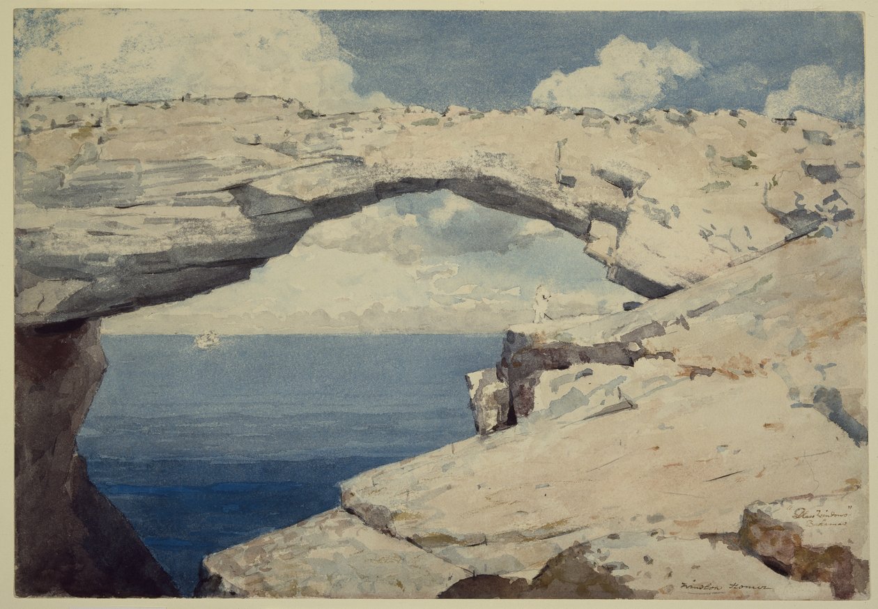Glass Windows, Bahama-szigetek, 1885 körül alkotó: Winslow Homer