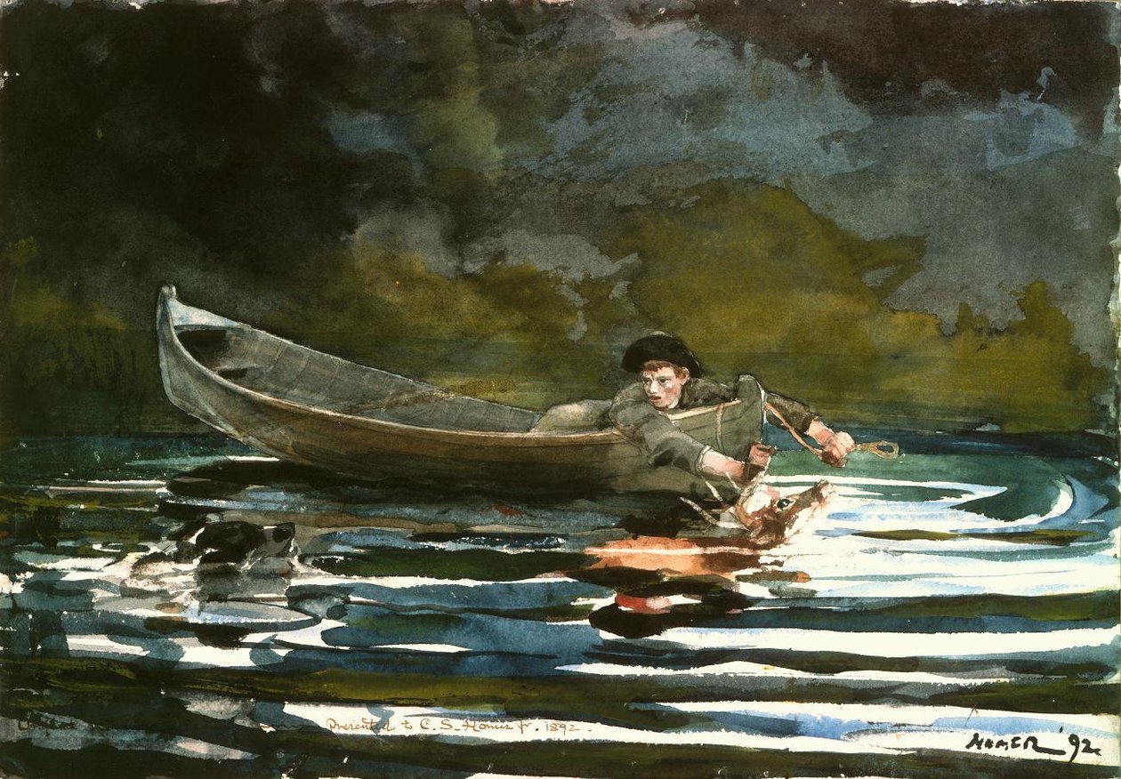 Hound és Hunter alkotó: Winslow Homer