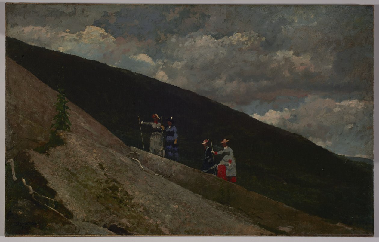 A hegyekben, 1877 alkotó: Winslow Homer