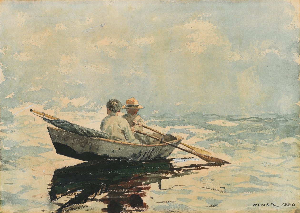 Evezős csónak alkotó: Winslow Homer