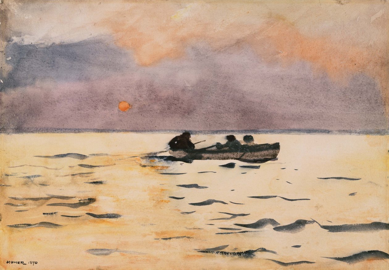 Evezős haza alkotó: Winslow Homer