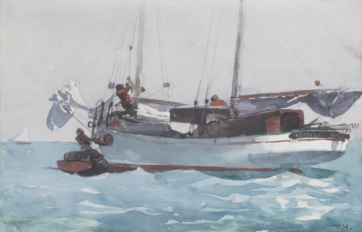 Nedves ellátások felvétele, 1903 alkotó: Winslow Homer