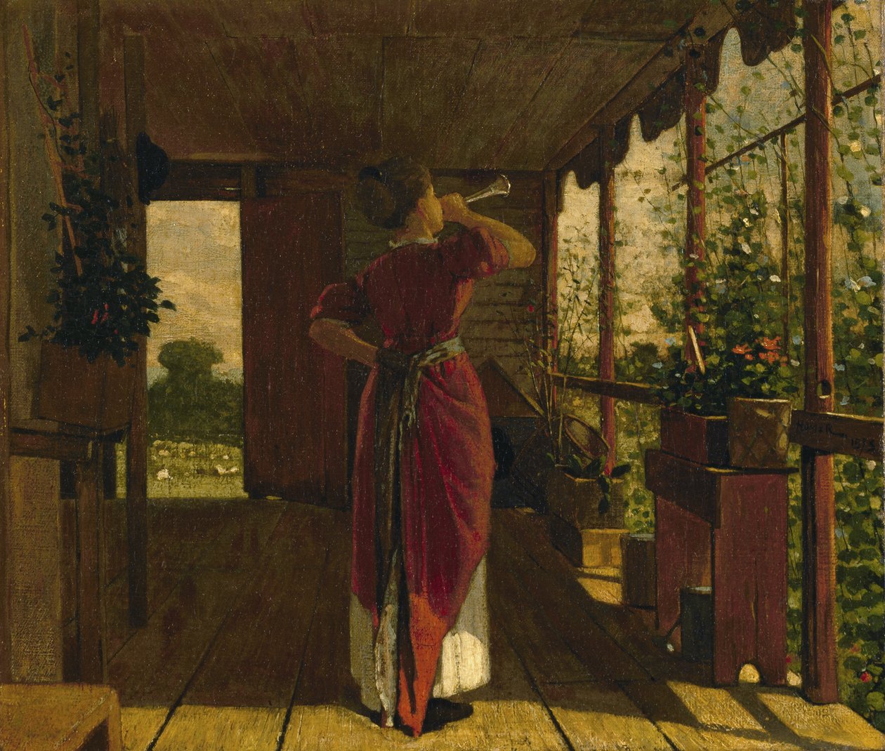 A Vacsorakürt, 1873 alkotó: Winslow Homer