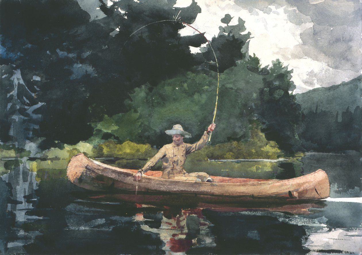 The North Woods (játszik vele) alkotó: Winslow Homer