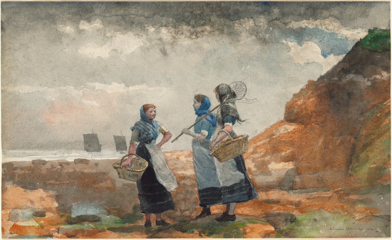 Három halászlány alkotó: Winslow Homer