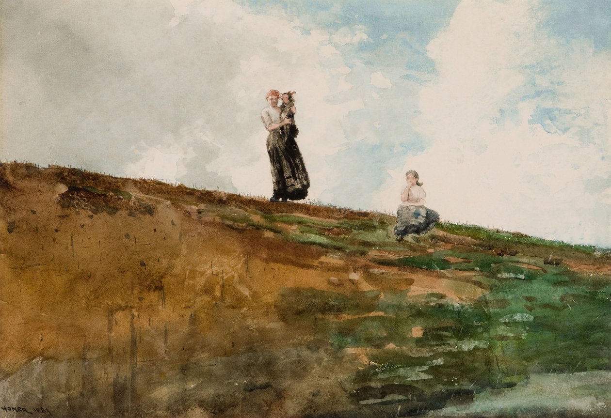 A sziklákról nézve alkotó: Winslow Homer