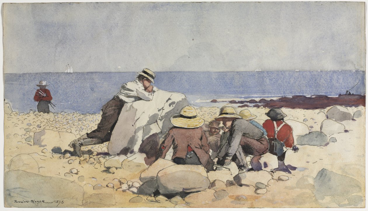 Kagylósütés alkotó: Winslow Homer