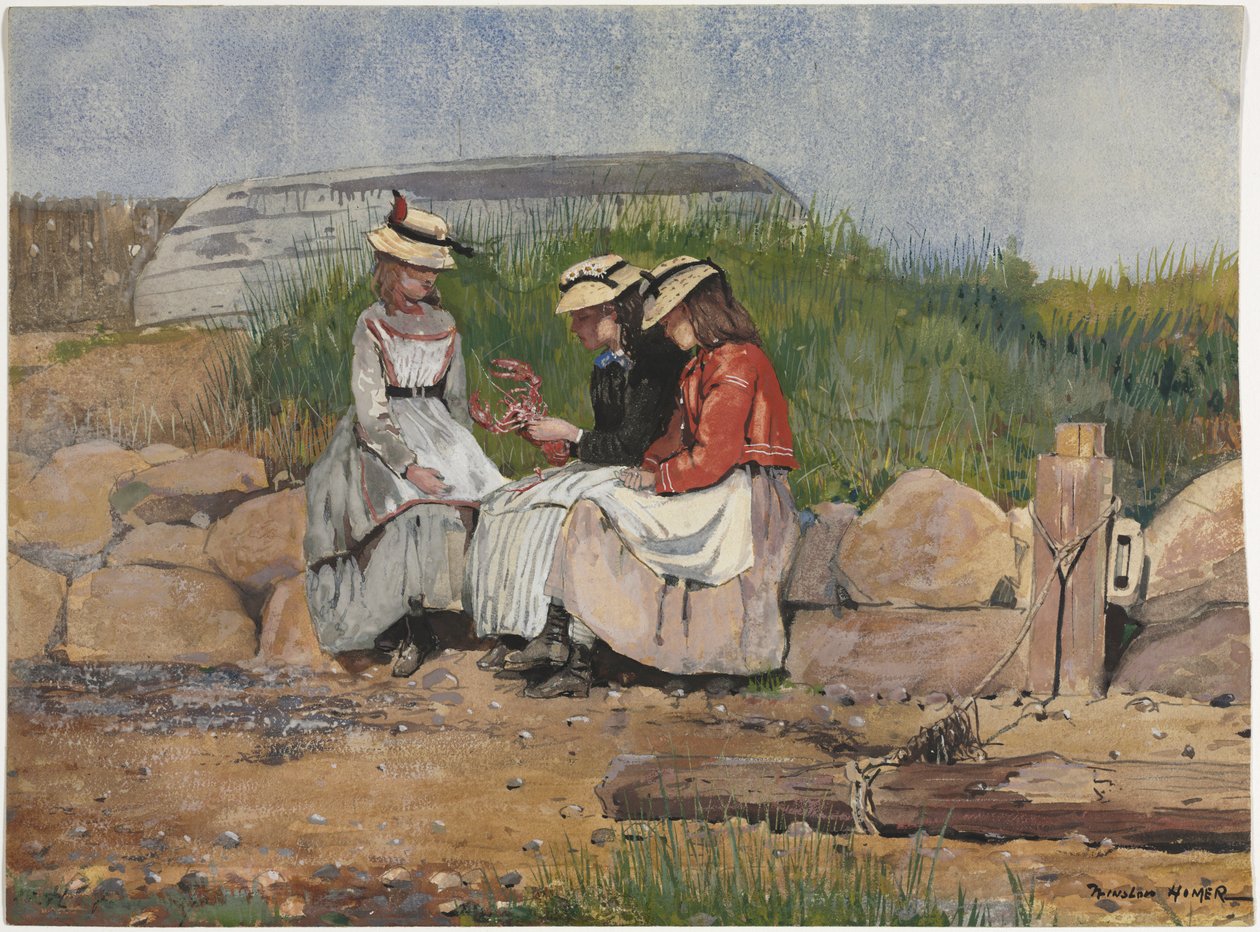 A halász lánya alkotó: Winslow Homer