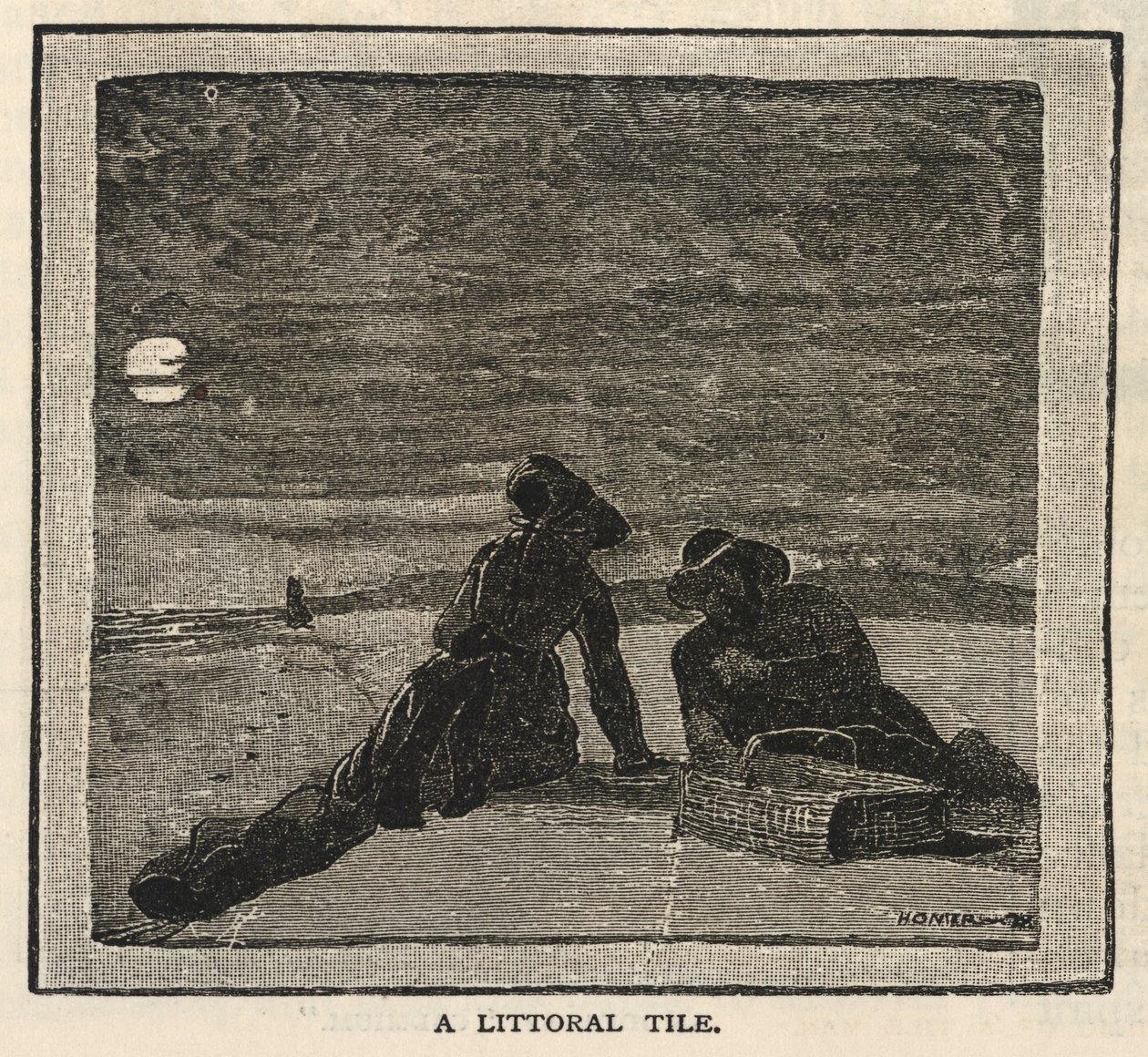 A Littoral Tile, a Scribner