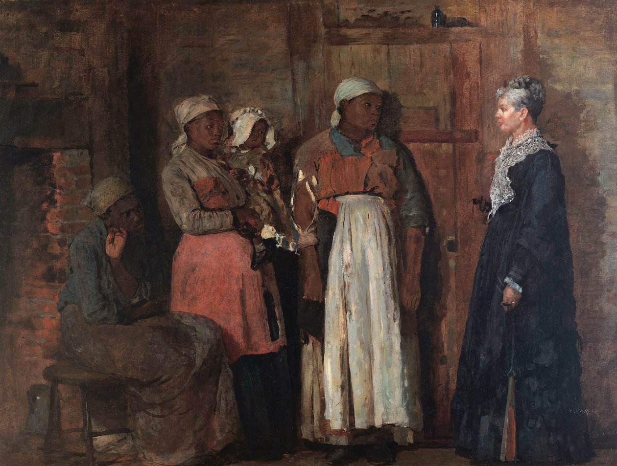Látogatás az öreg úrnőtől alkotó: Winslow Homer