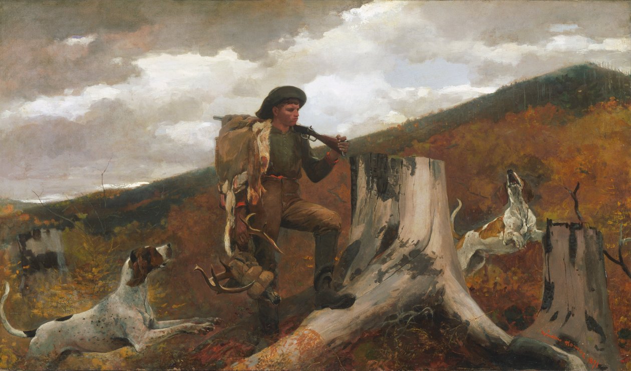 Vadász és kutyák alkotó: Winslow Homer