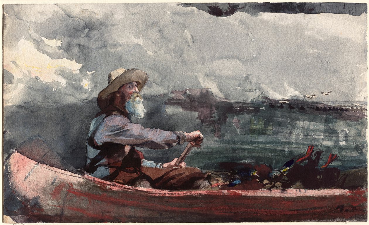 Adirondacks útmutató alkotó: Winslow Homer