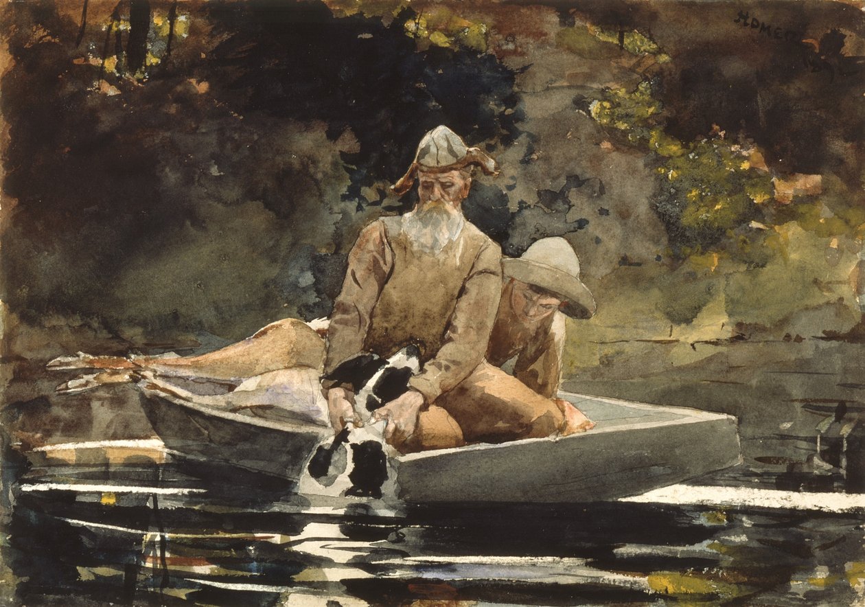 A vadászat után alkotó: Winslow Homer