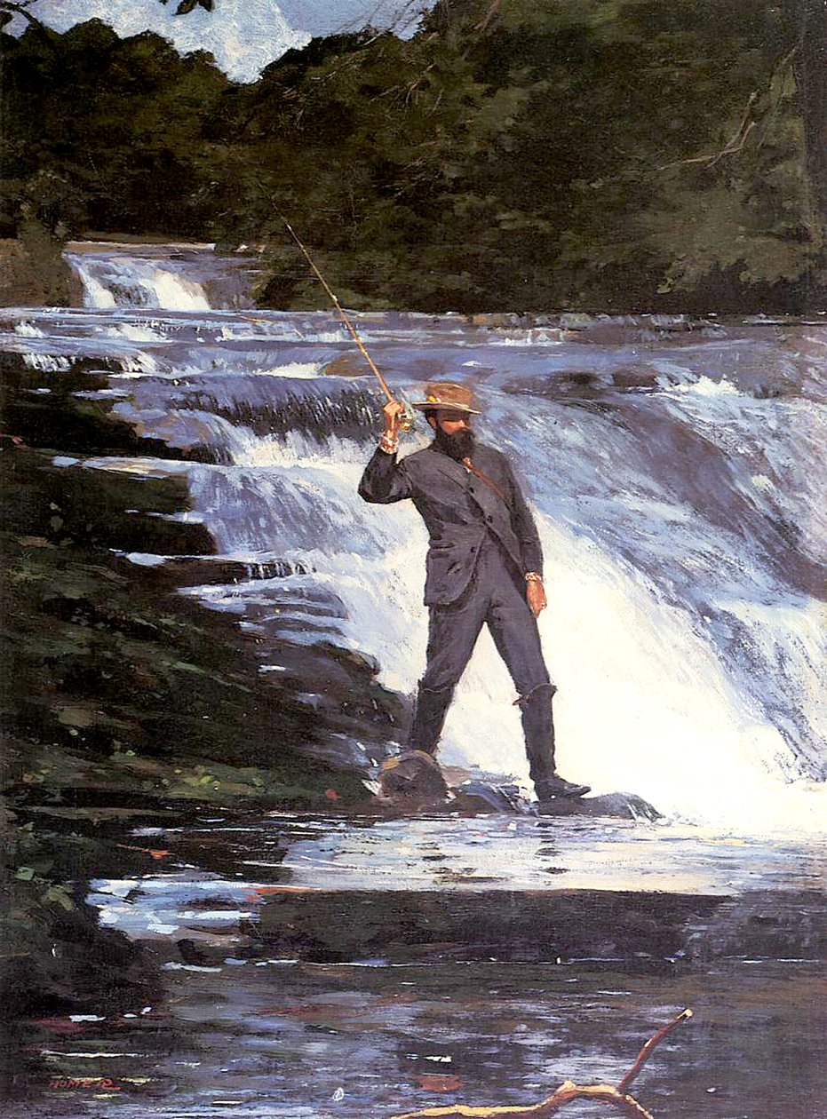 Egy horgász, 1874 alkotó: Winslow Homer