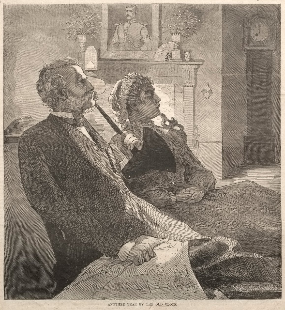Egy újabb év az öreg óránál alkotó: Winslow Homer