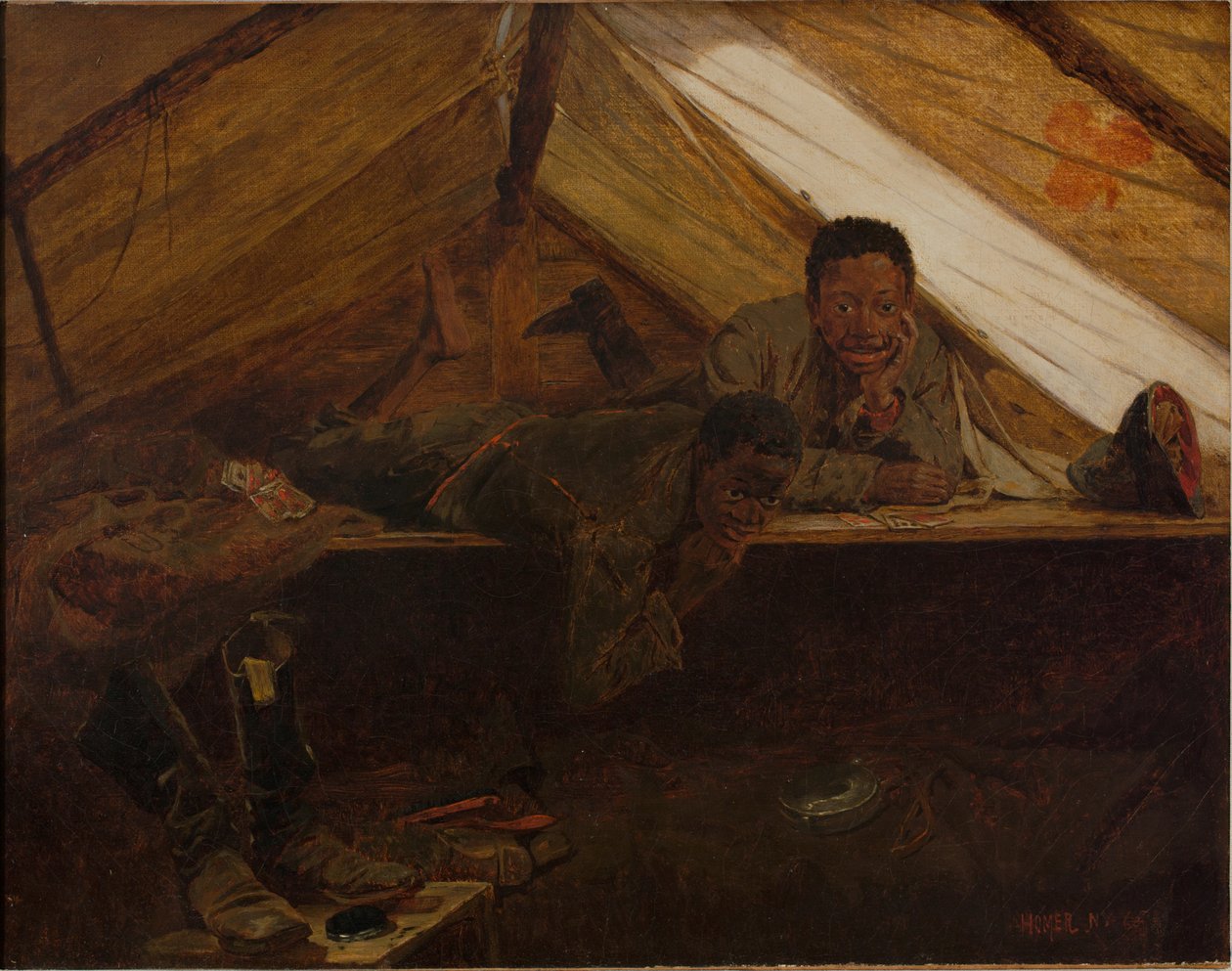 Katonai csizmák alkotó: Winslow Homer