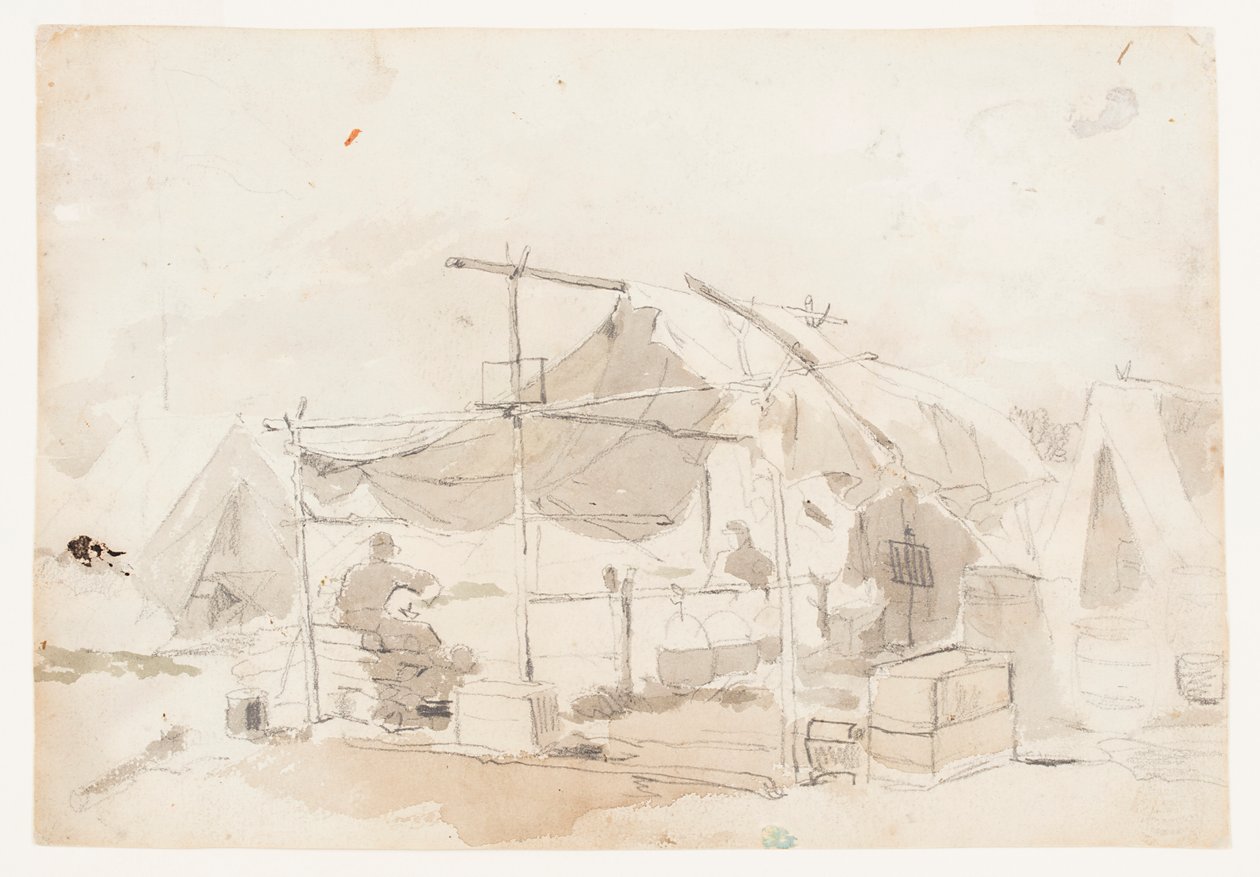 Katonai szakácssátor alkotó: Winslow Homer