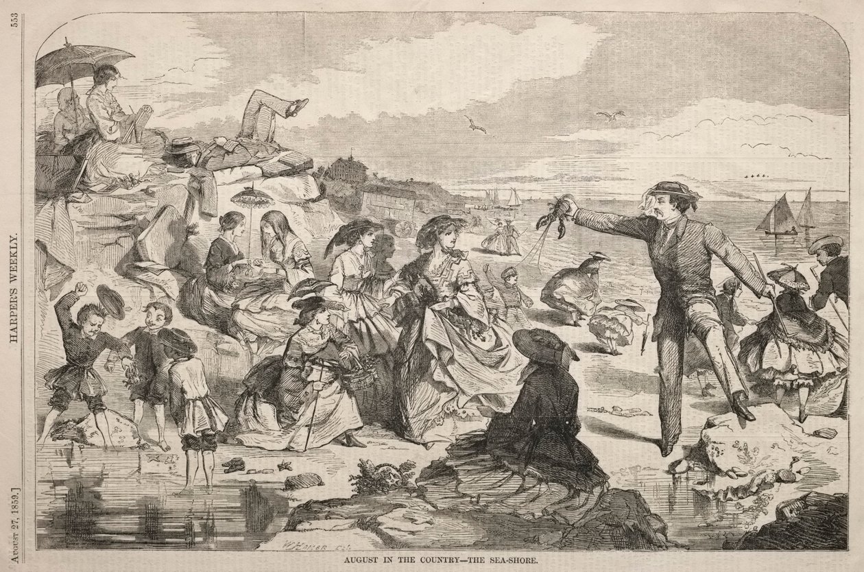 Augusztus vidéken - A tengerpart alkotó: Winslow Homer