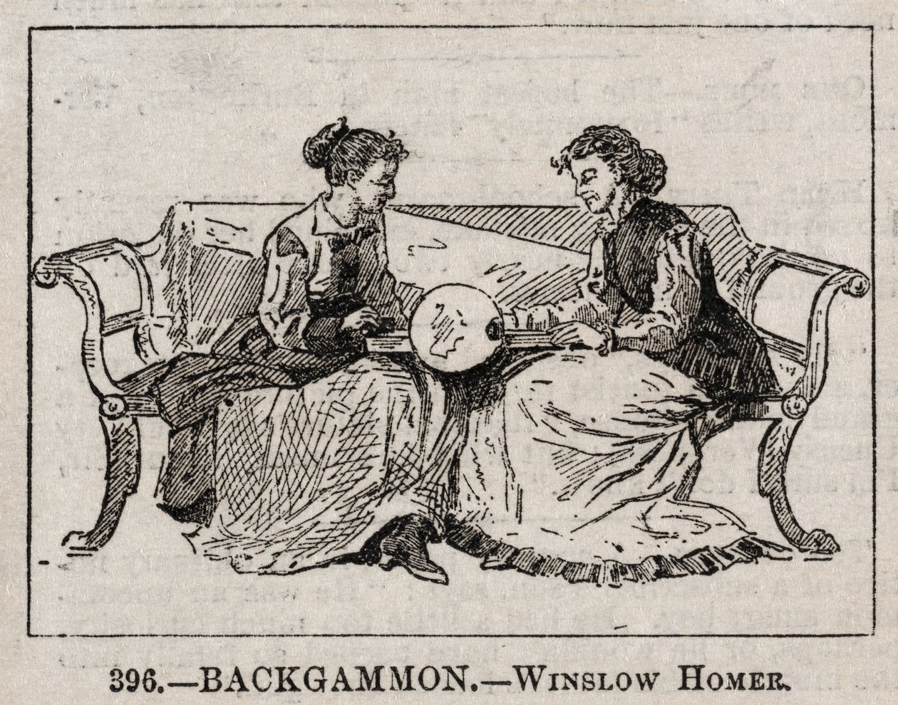 Backgammon alkotó: Winslow Homer