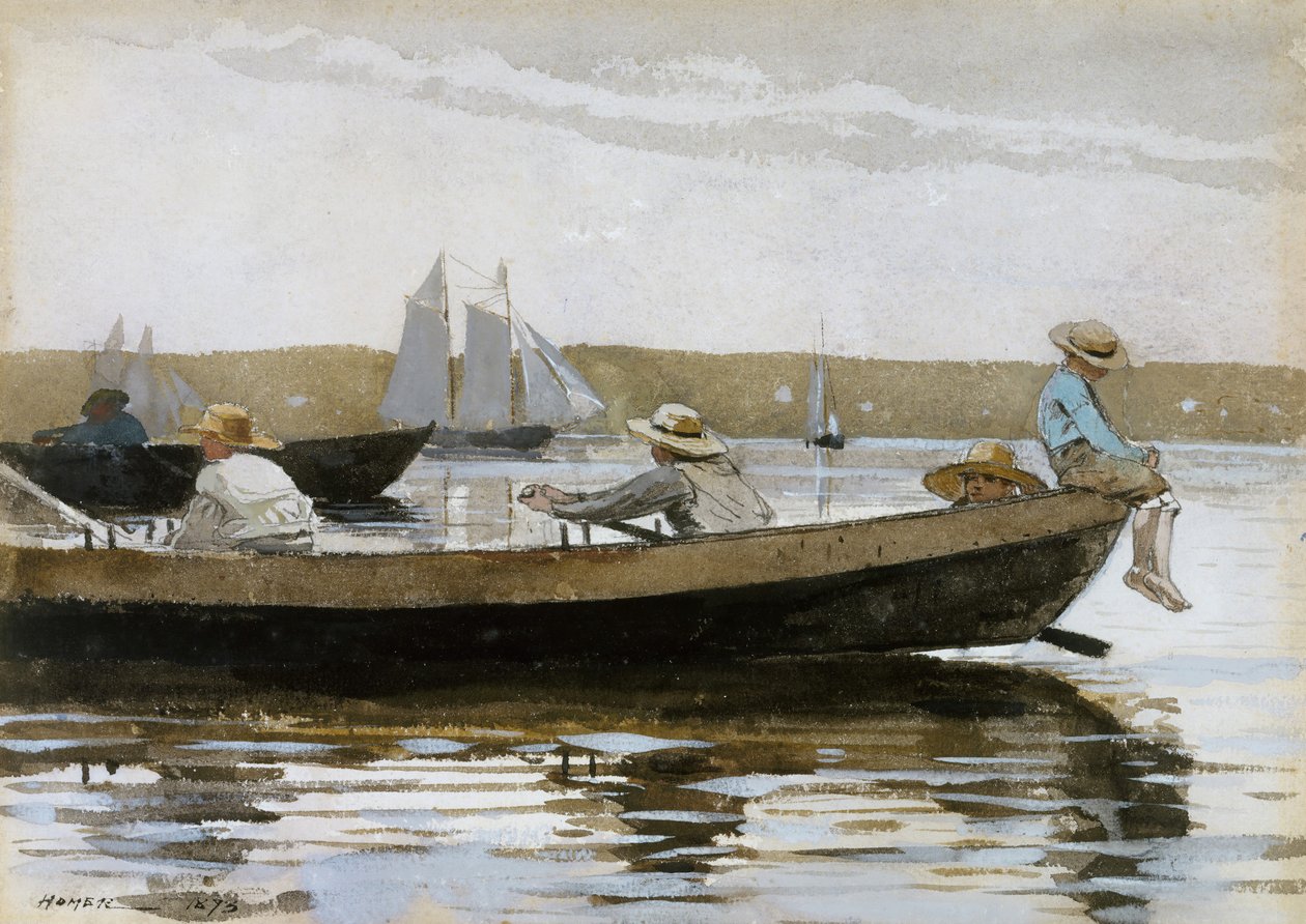 Fiúk dórban, 1873. alkotó: Winslow Homer