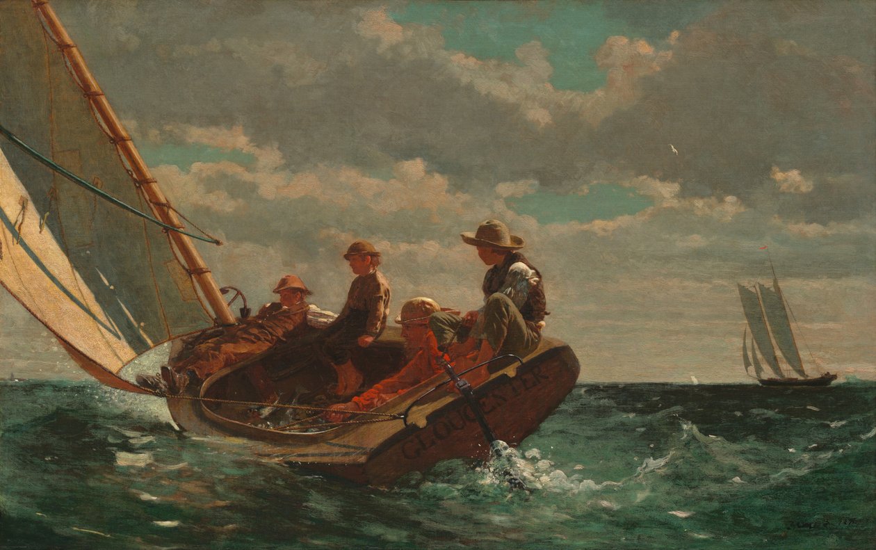 Szellőzés (tisztességes szél) alkotó: Winslow Homer