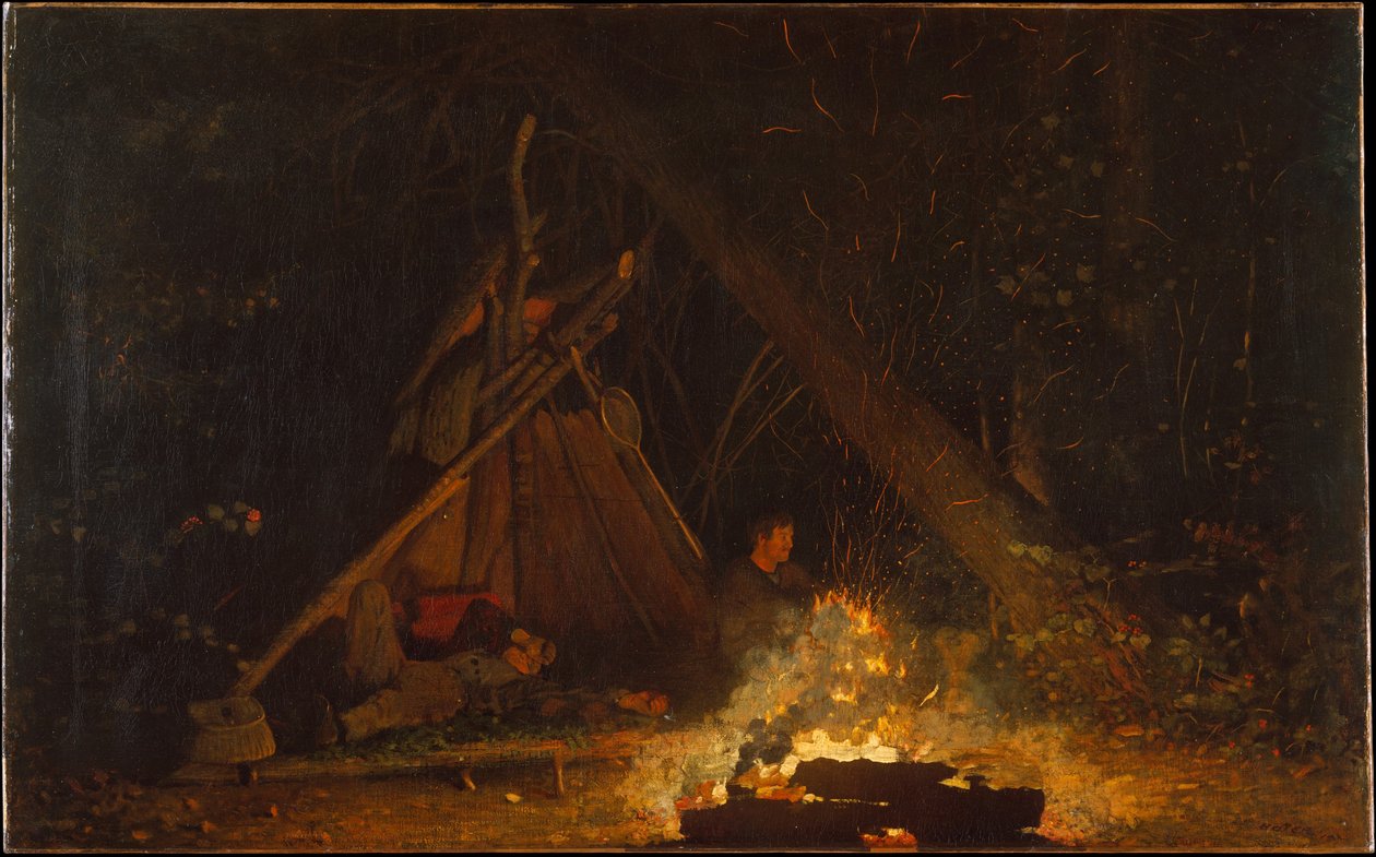 Tábori tűz alkotó: Winslow Homer